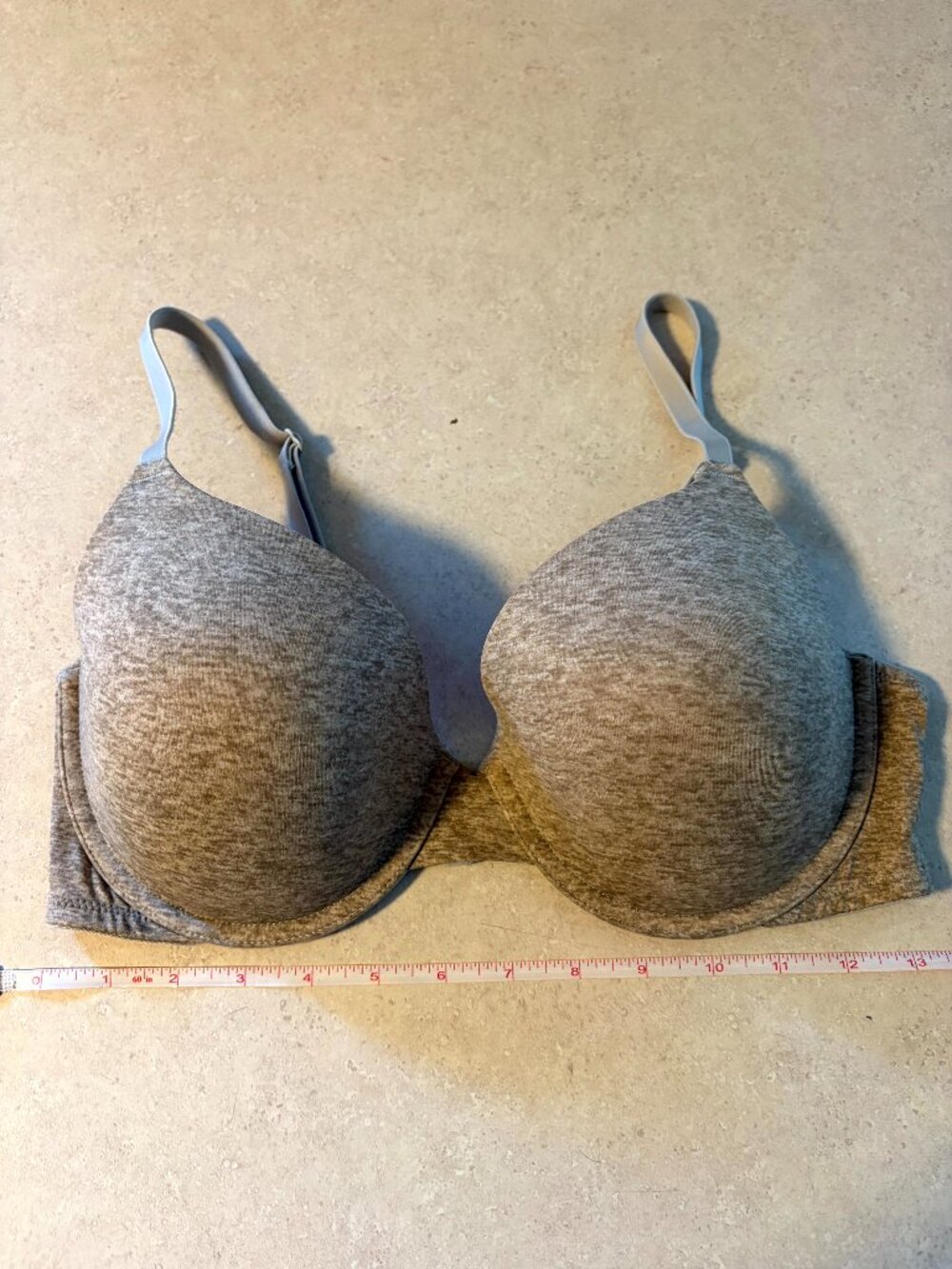 Pink Victoria's Secret Wear Everywhere t-shirt lightly lined Bra Beige 36D